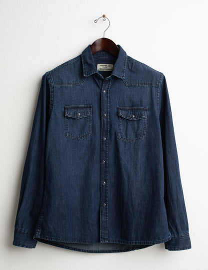 CAMICIA DENIM M/L MAN