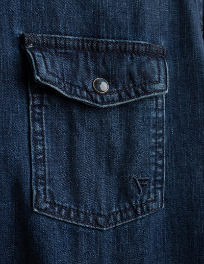 CAMICIA DENIM M/L MAN