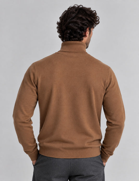 MAGLIA DOLCEVITA CON LAVORAZIONE A PUNTI - back - 002