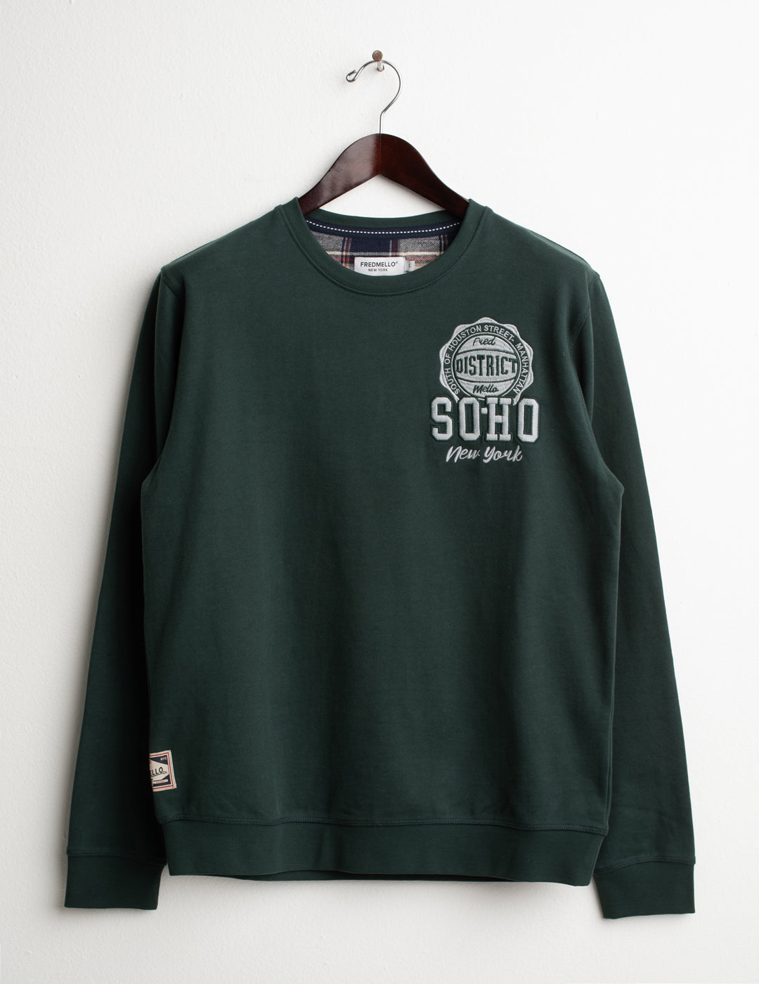 FELPA M/L G/C UNITO MAN