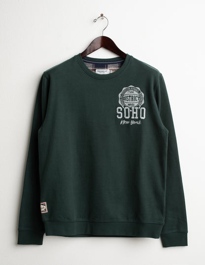 FELPA M/L G/C UNITO MAN