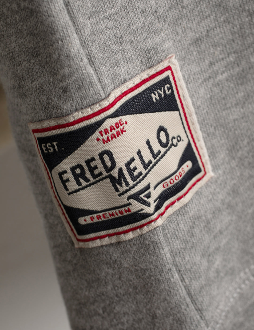 FELPA GIROCOLLO CON GRAFICA RICAMATA uomo gray melange fm26w14fg cc-a0901 FELPA M/L G/C UNITO MAN