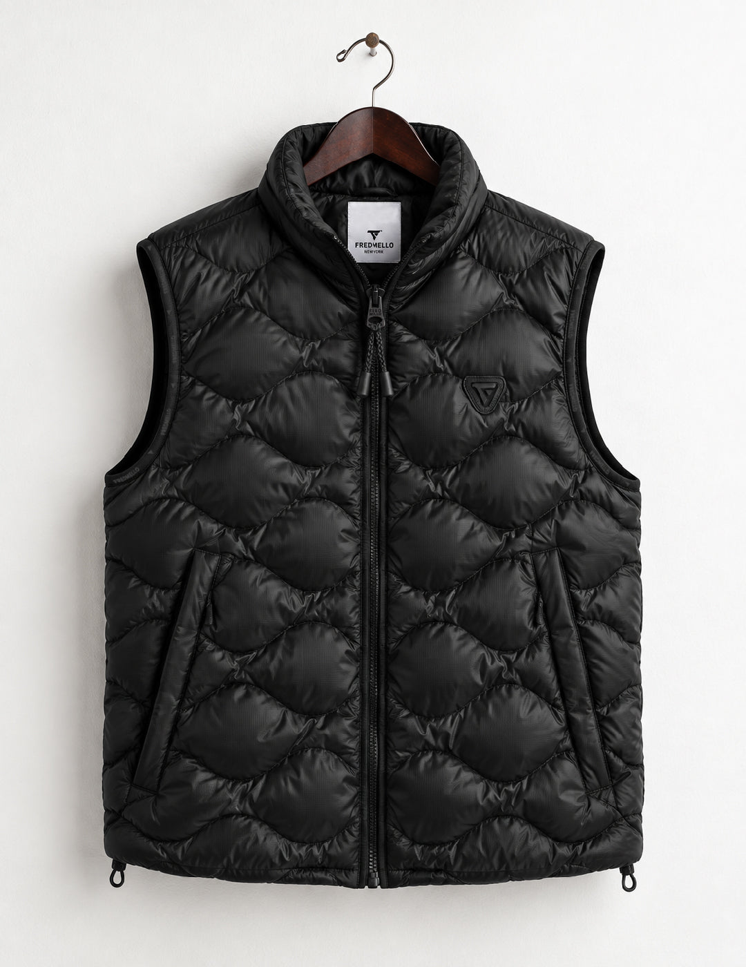 PIUMINO SMANICATO IN RIPSTOP uomo black fm26w16ks cc-a0951 CAPOSPALLA SMANICATO MAN