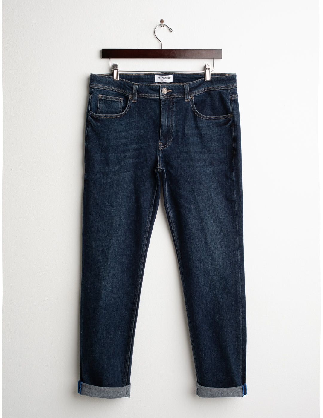 JEANS CON DETTAGLI PERSONALIZZATI uomo blue fm26w16pd cc-a0601 PANTALONE DENIM MAN
