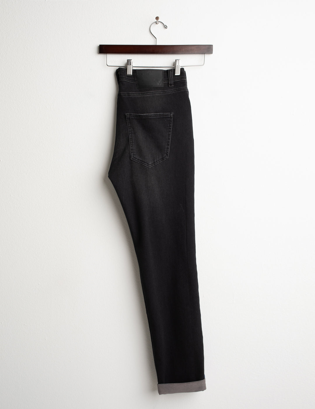 SWEATPANTS DENIM-EFFECT TROUSERS man black fm26w18pf cc-a0951 PANTALONE FELPA