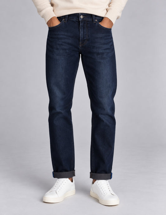 PANTALONE IN FELPA EFFETTO DENIM uomo dark blue fm26w18pf cc-a1201