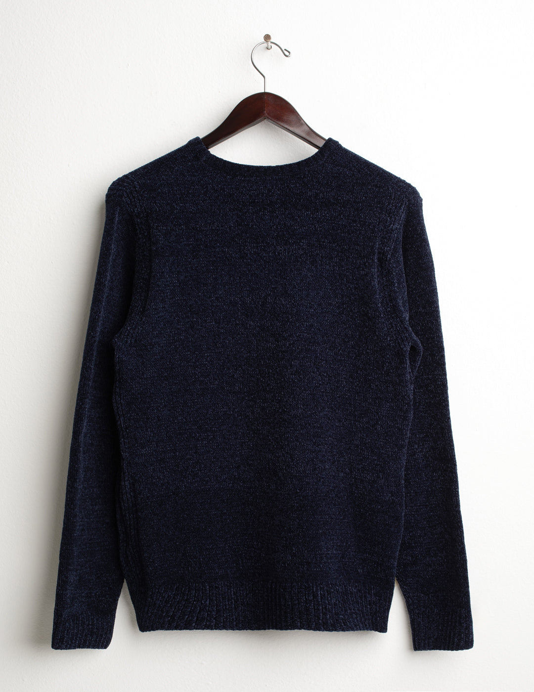 MAGLIA GIROCOLLO IN CINIGLIA CON LAVORAZIONE A PUNTI uomo blue fm26w22mg cc-a0601 MAGLIA M/L G/C FANTASIA MAN