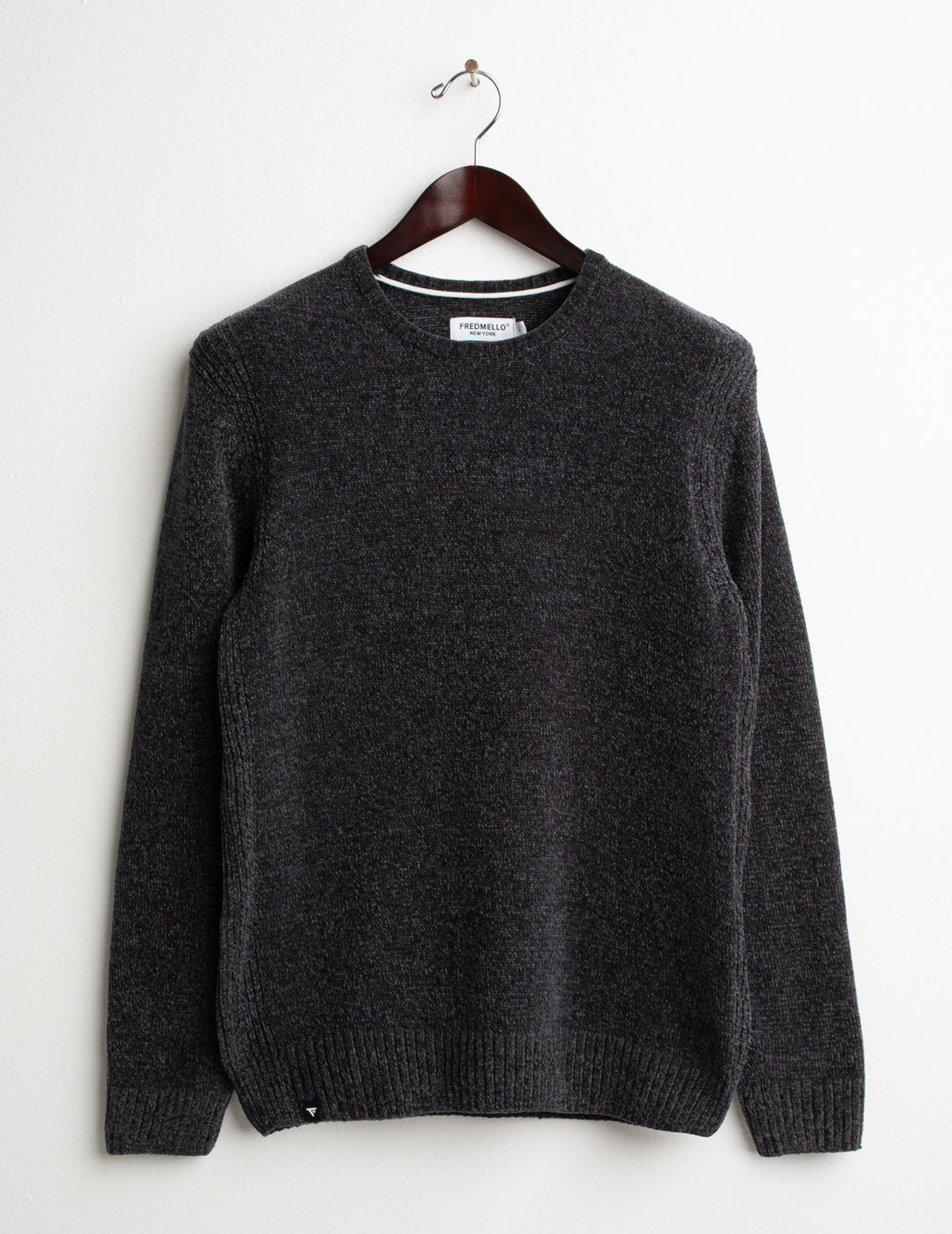 MAGLIA GIROCOLLO IN CINIGLIA CON LAVORAZIONE A PUNTI uomo graphite fm26w22mg cc-a0957 MAGLIA M/L G/C FANTASIA MAN