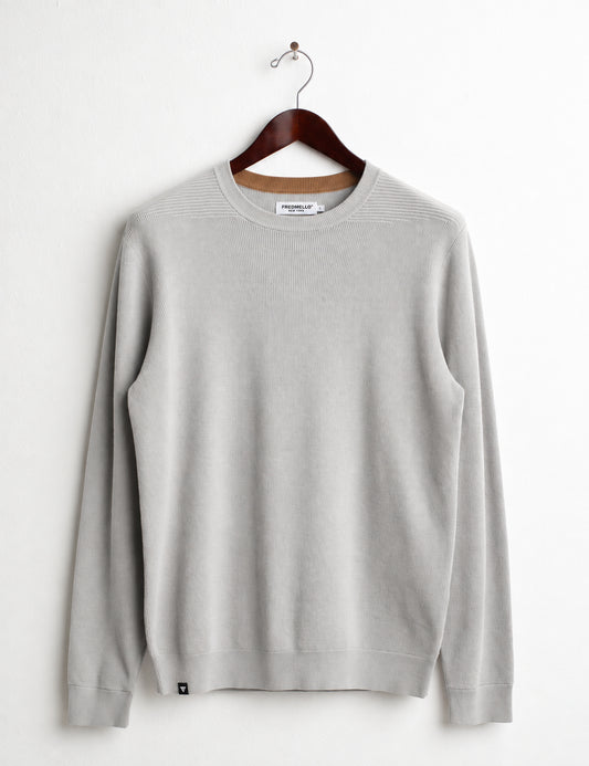 RIBBED CREW-NECK SWEATER man ice fm26w25mg cc-a0005