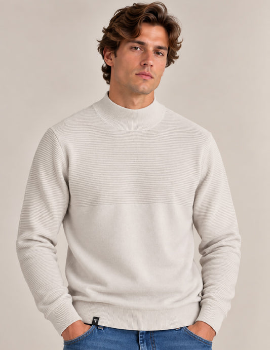MAGLIA LUPETTO CON LAVORAZIONE A PUNTI uomo ice fm26w27md cc-a0005