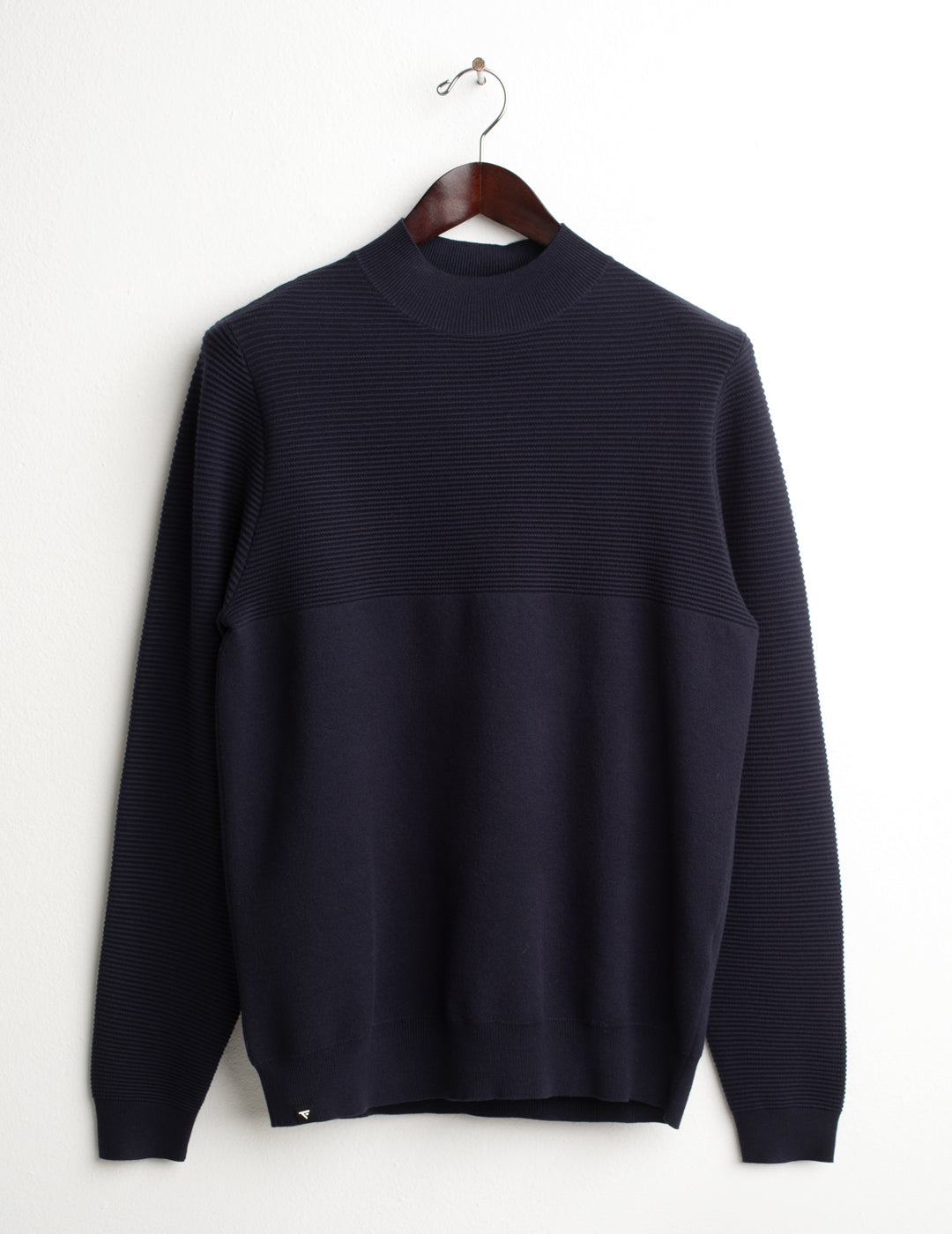 MAGLIA LUPETTO CON LAVORAZIONE A PUNTI uomo dark blue fm26w27md cc-a1201 MAGLIA M/L DOLCEVITA UNITO MAN