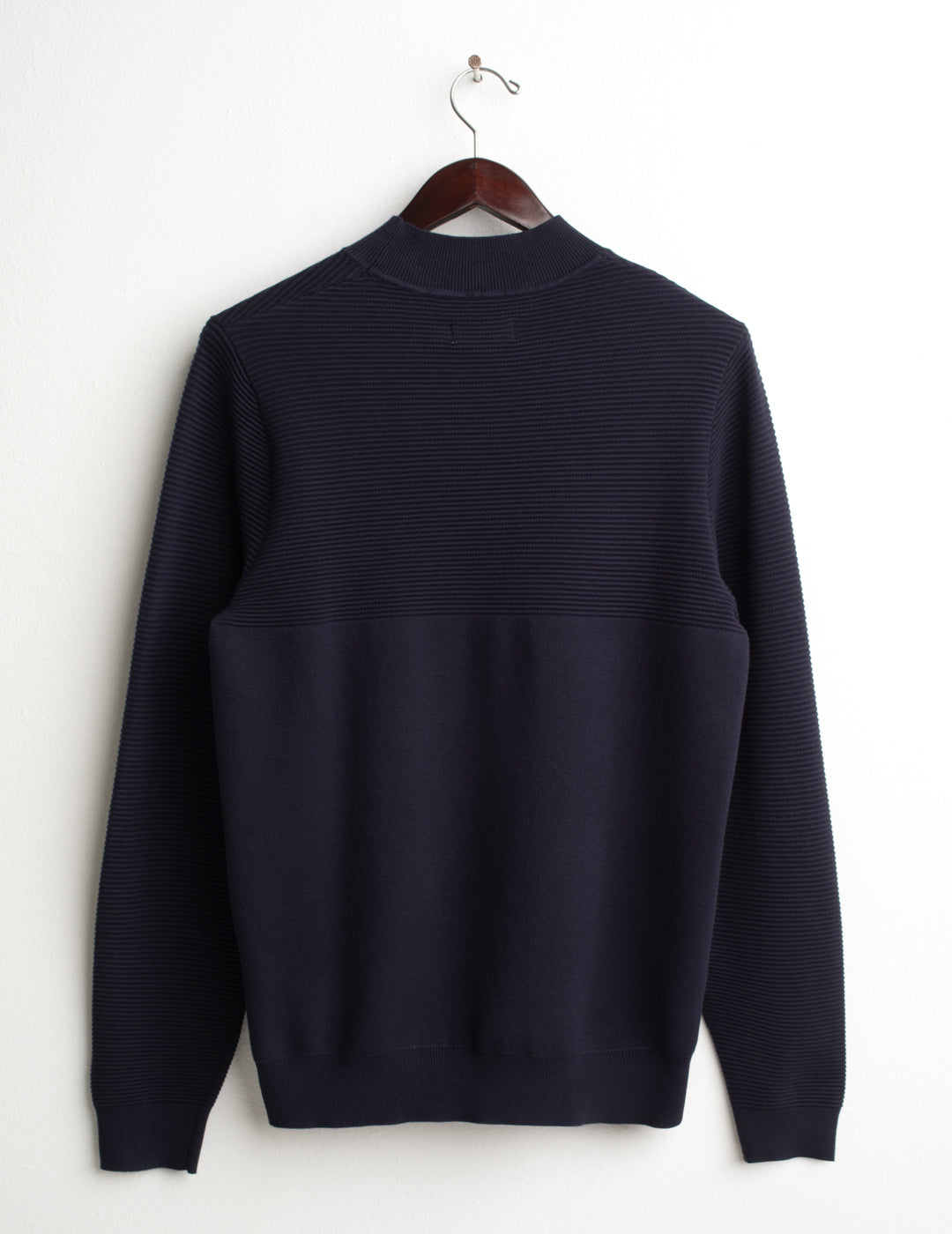 MAGLIA LUPETTO CON LAVORAZIONE A PUNTI uomo dark blue fm26w27md cc-a1201 MAGLIA M/L DOLCEVITA UNITO MAN