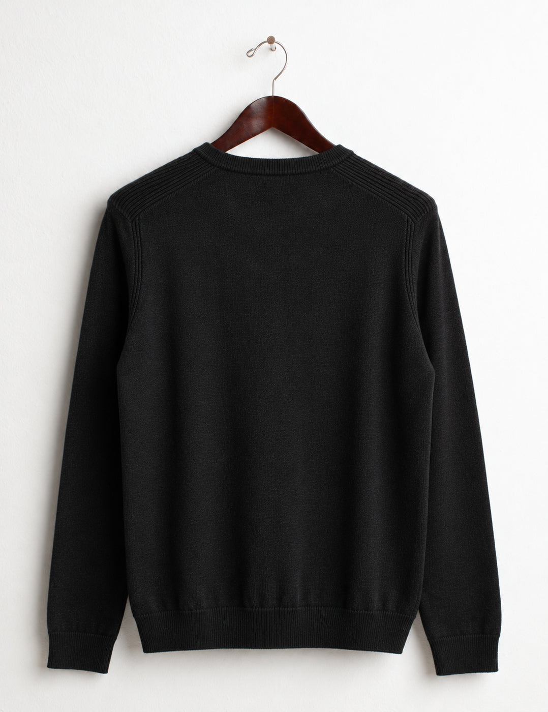 MAGLIA GIROCOLLO CON LOGO A CONTRASTO uomo black fm26w31mg cc-a0951 MAGLIA M/L G/C UNITO MAN