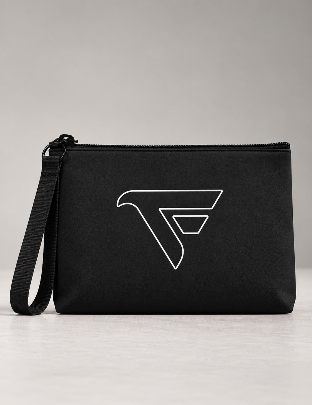 Pochette in neoprene con logo stampato uomo black fmcarry cc-a0951 BORSA UNITO