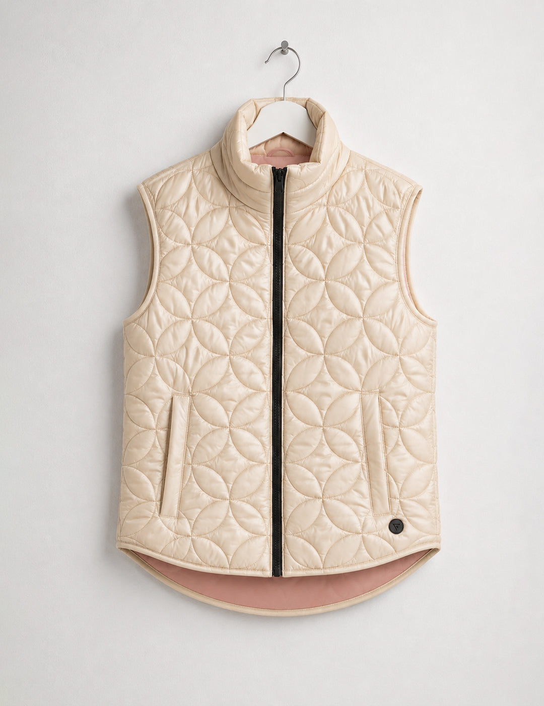 Quilted Sleeveless Jacket woman champagne fw26s02ks cc-a0102 CAPOSPALLA SMANICATO WOMAN