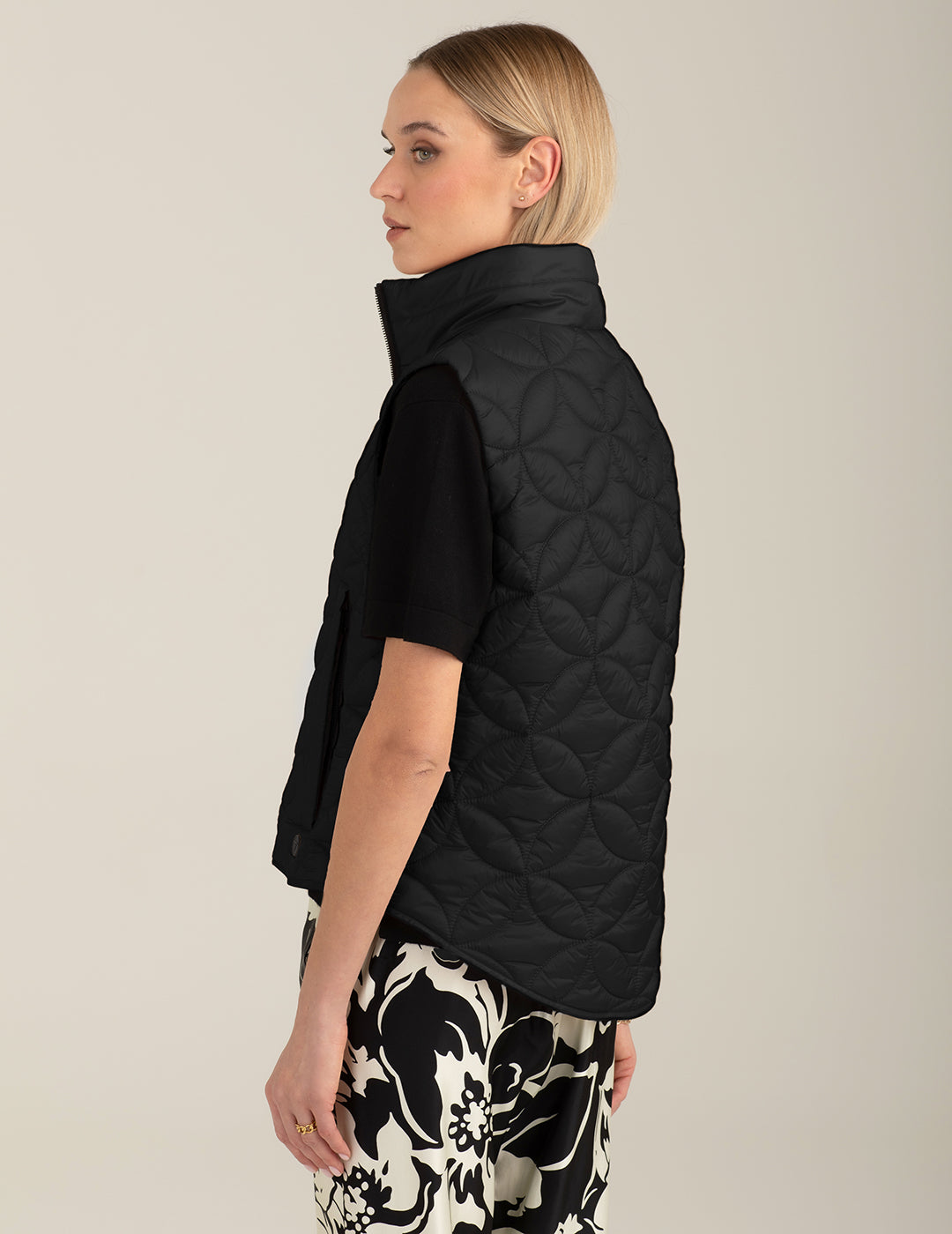 Piumino smanicato trapuntato donna black fw26s02ks cc-a0951 CAPOSPALLA SMANICATO WOMAN