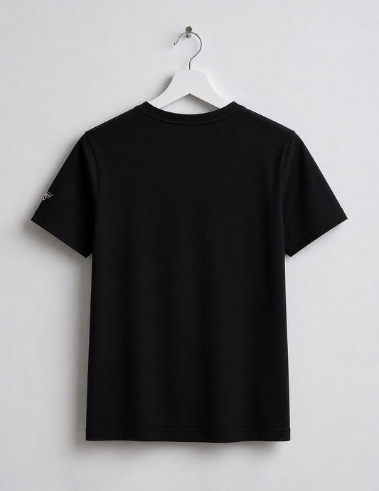 T-shirt girocollo con grafica e strass - back - 002