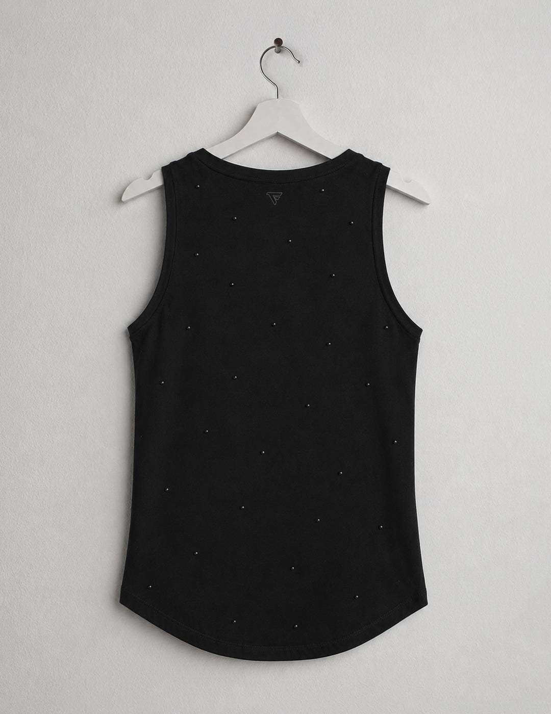 Tank Top with Shiny Details woman black fw26s05tu cc-a0951 CANOTTA UNITO WOMAN