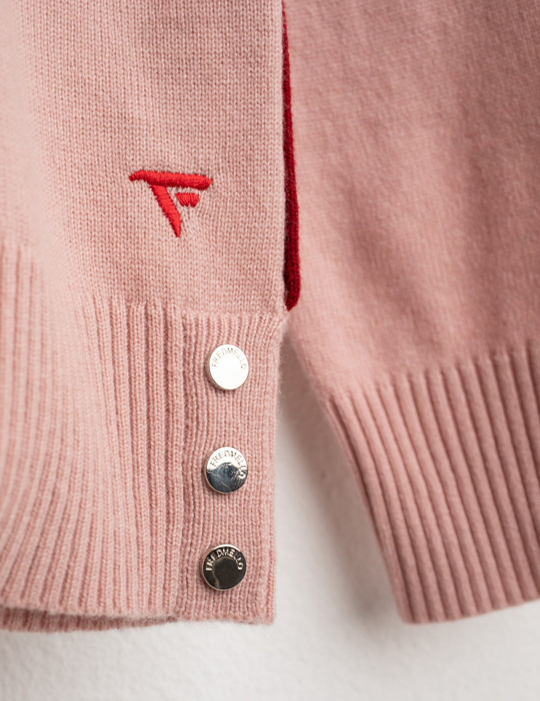 MAGLIA GIROCOLLO CON DETTAGLI A CONTRASTO donna pink fw26w01mg cc-a0406 MAGLIA M/L G/C UNITO WOMAN