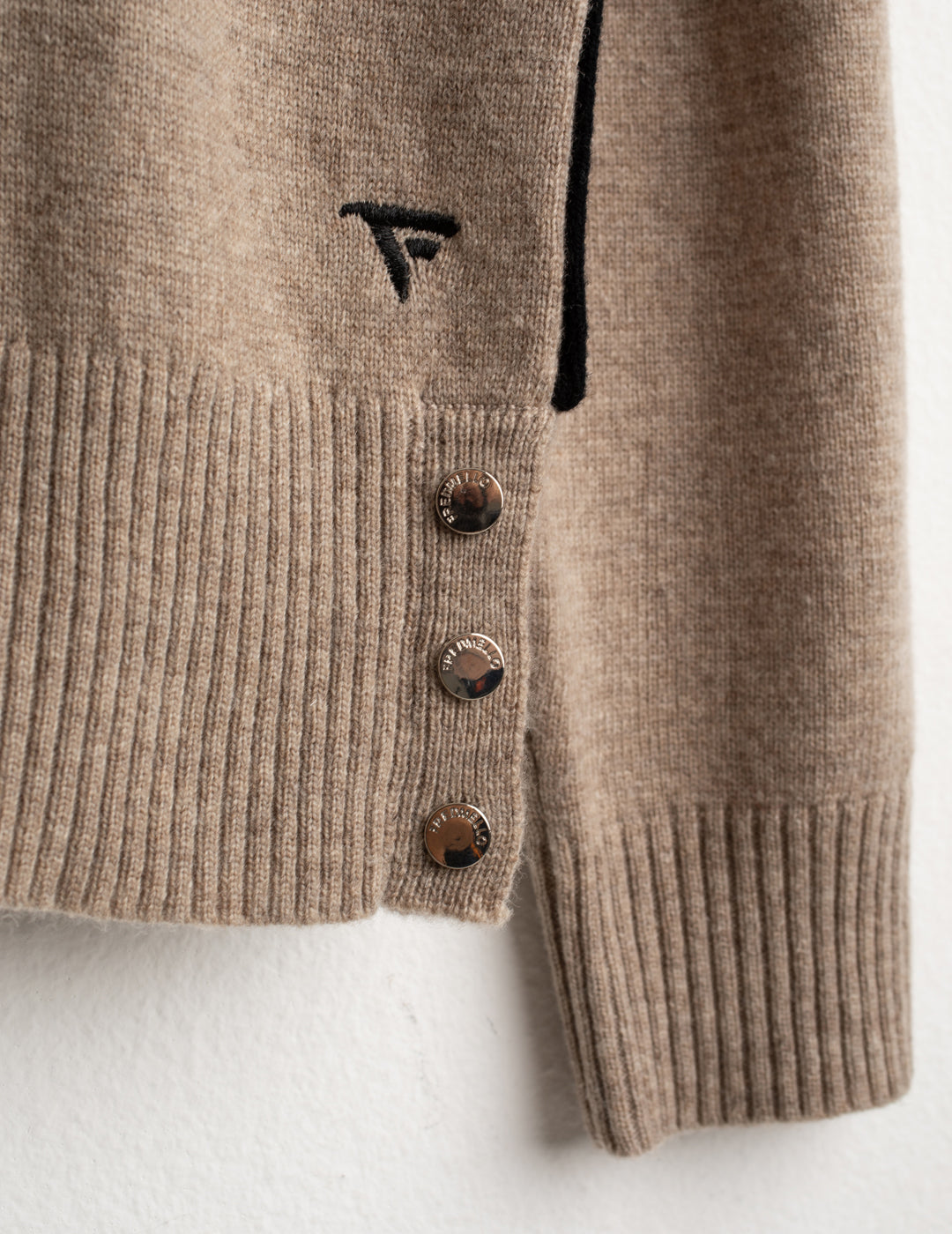 MAGLIA POLO CON DETTAGLI A CONTRASTO donna beige fw26w02mv cc-a0101 MAGLIA M/L S/V UNITO WOMAN