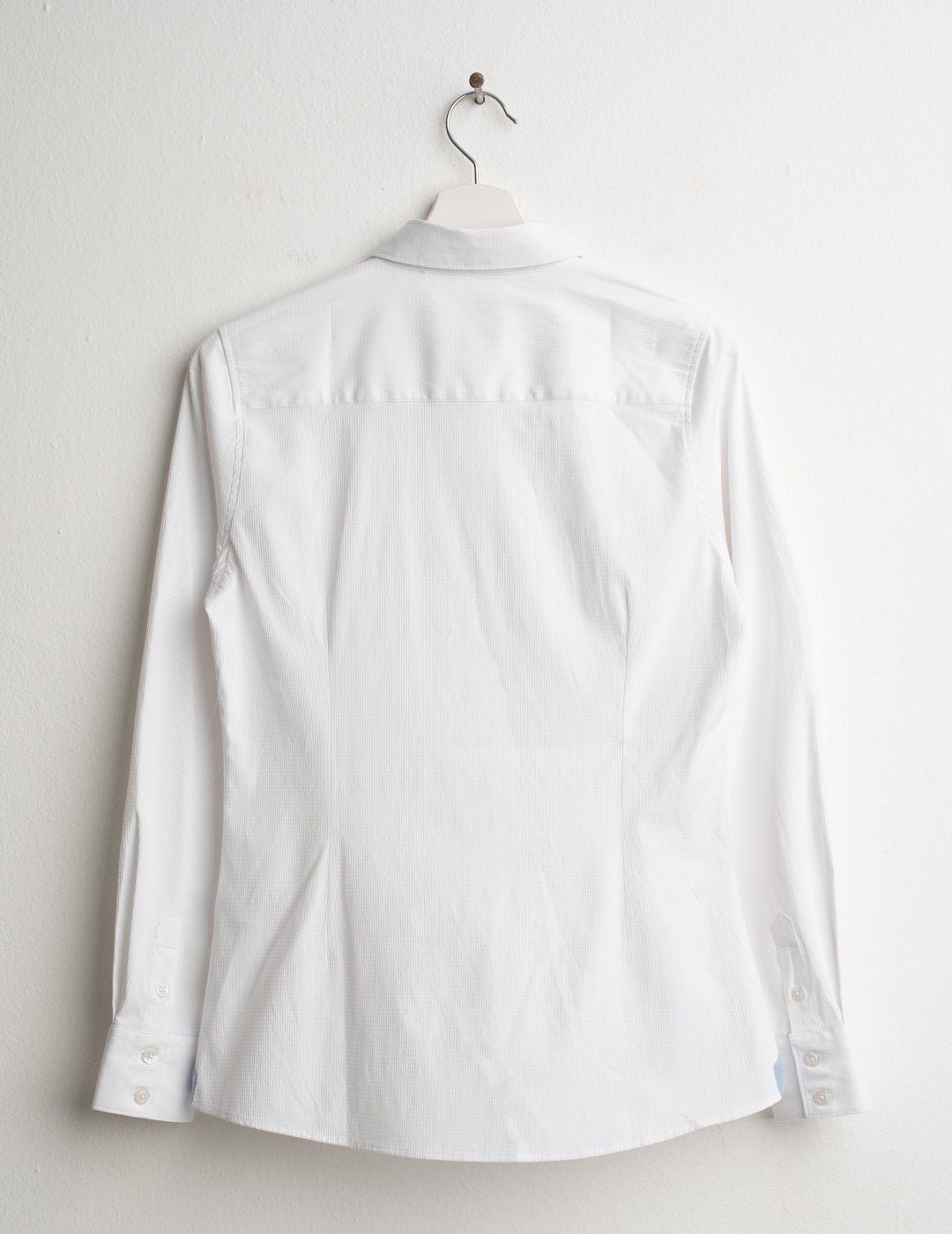 CAMICIA SLIM FIT CON DETTAGLI A CONTRASTO donna white fw26w03cu cc-a0001 CAMICIA M/L UNITO WOMAN