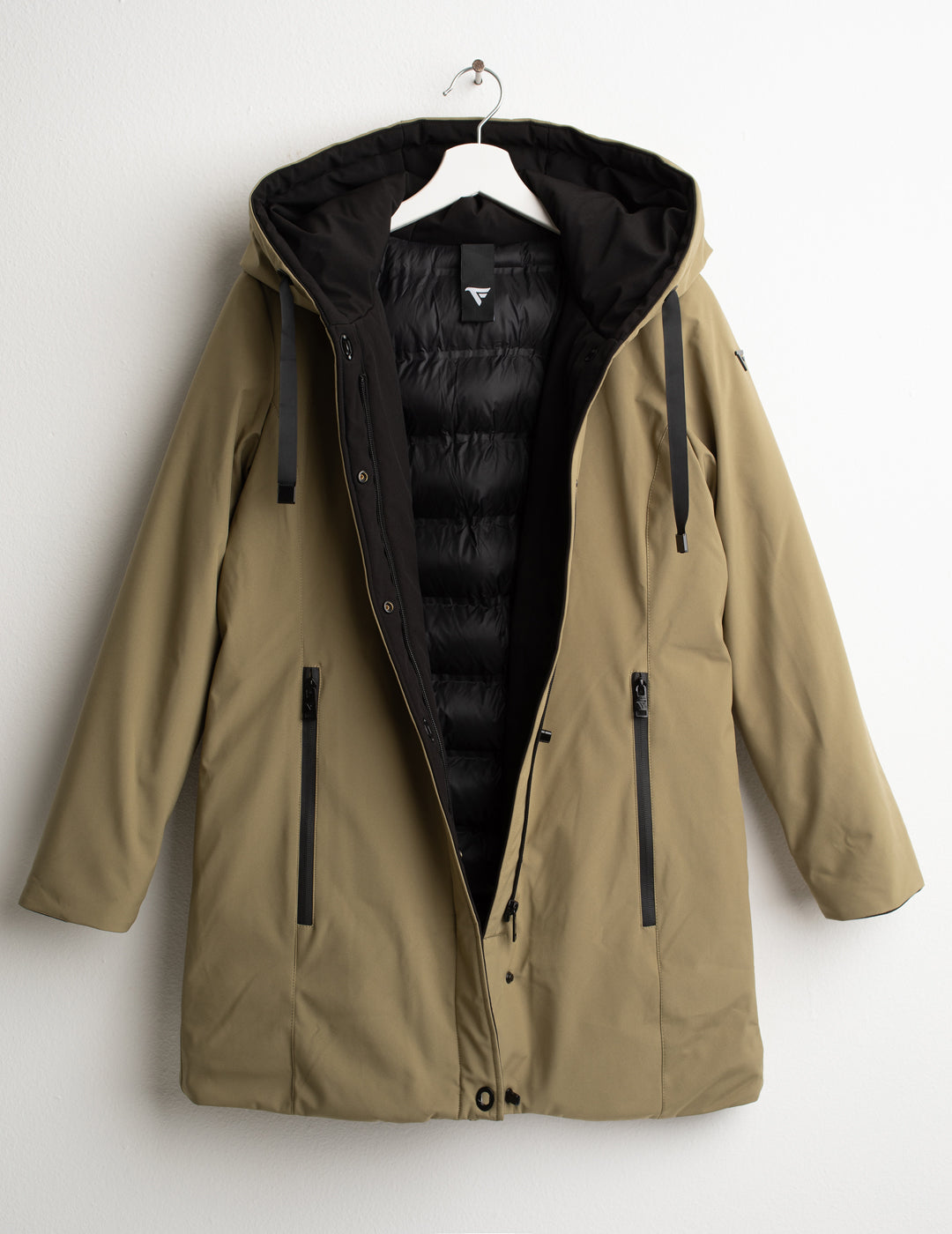 GIUBBOTTO LUNGO IMBOTTITO CON CAPPUCCIO donna sage fw26w03ku cc-a0811 CAPOSPALLA UNITO WOMAN