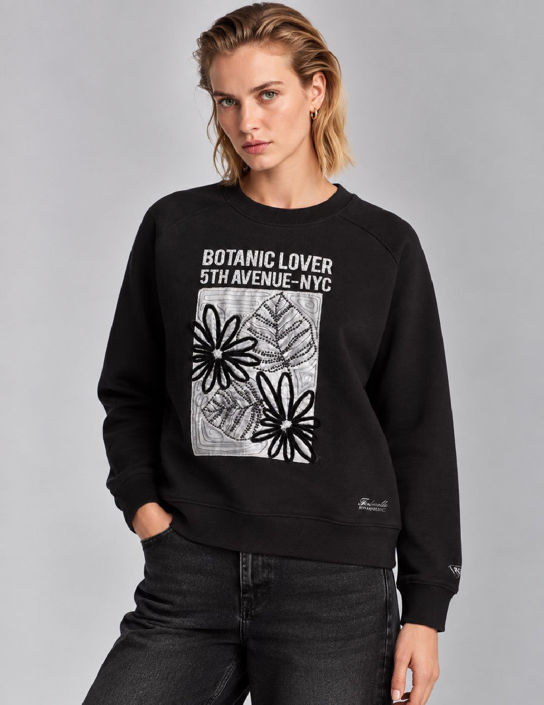 FELPA M/L G/C UNITO WOMAN