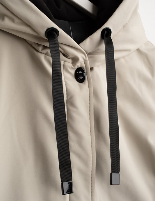 PADDED HOODED JACKET - back - 002