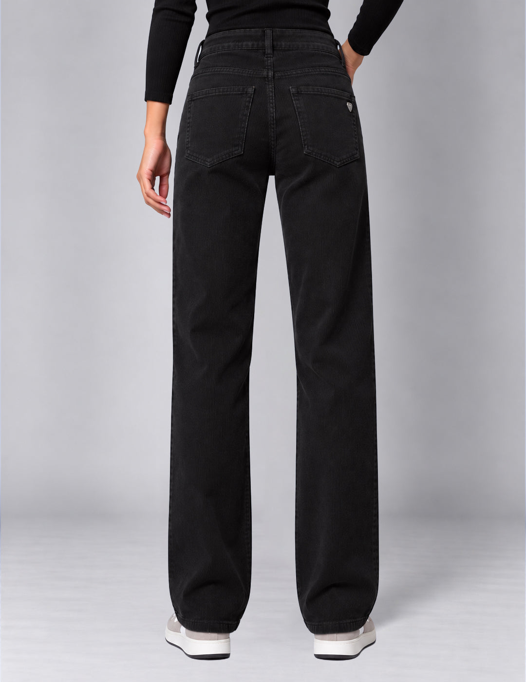 PANTALONE 5 TASCHE IN COSTINA donna black fw26w05pu cc-a0951 PANTALONE UNITO WOMAN