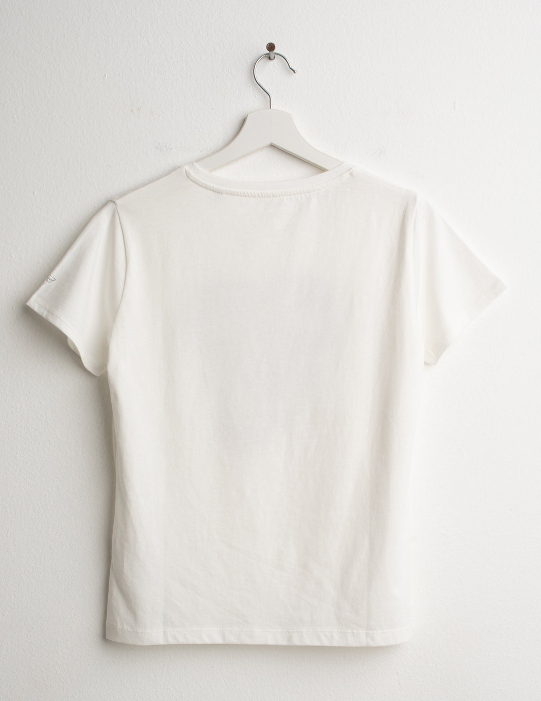 T-SHIRT CON STAMPA LAMINATA E APPLICAZIONI RICAMATE donna off white fw26w05tg cc-a0002 T-SHIRT M/M G/C UNITO WOMAN