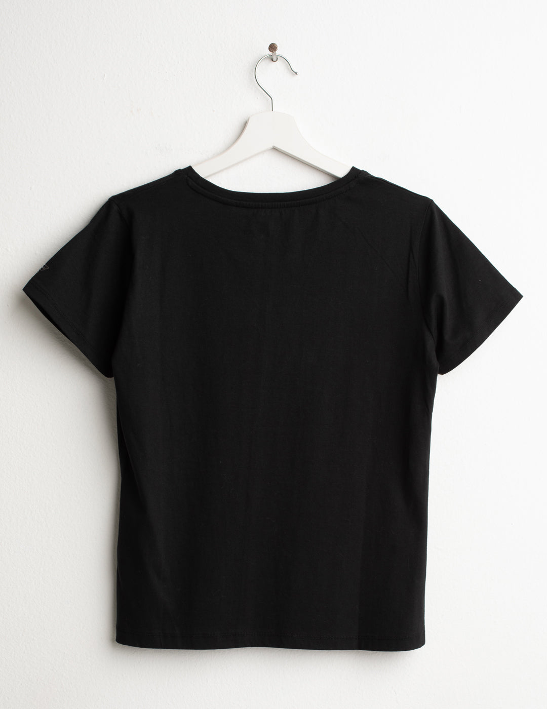 T-SHIRT WITH FOIL PRINT, BEADS AND EMBROIDERY woman black fw26w06tg cc-a0951 T-SHIRT M/M G/C UNITO WOMAN