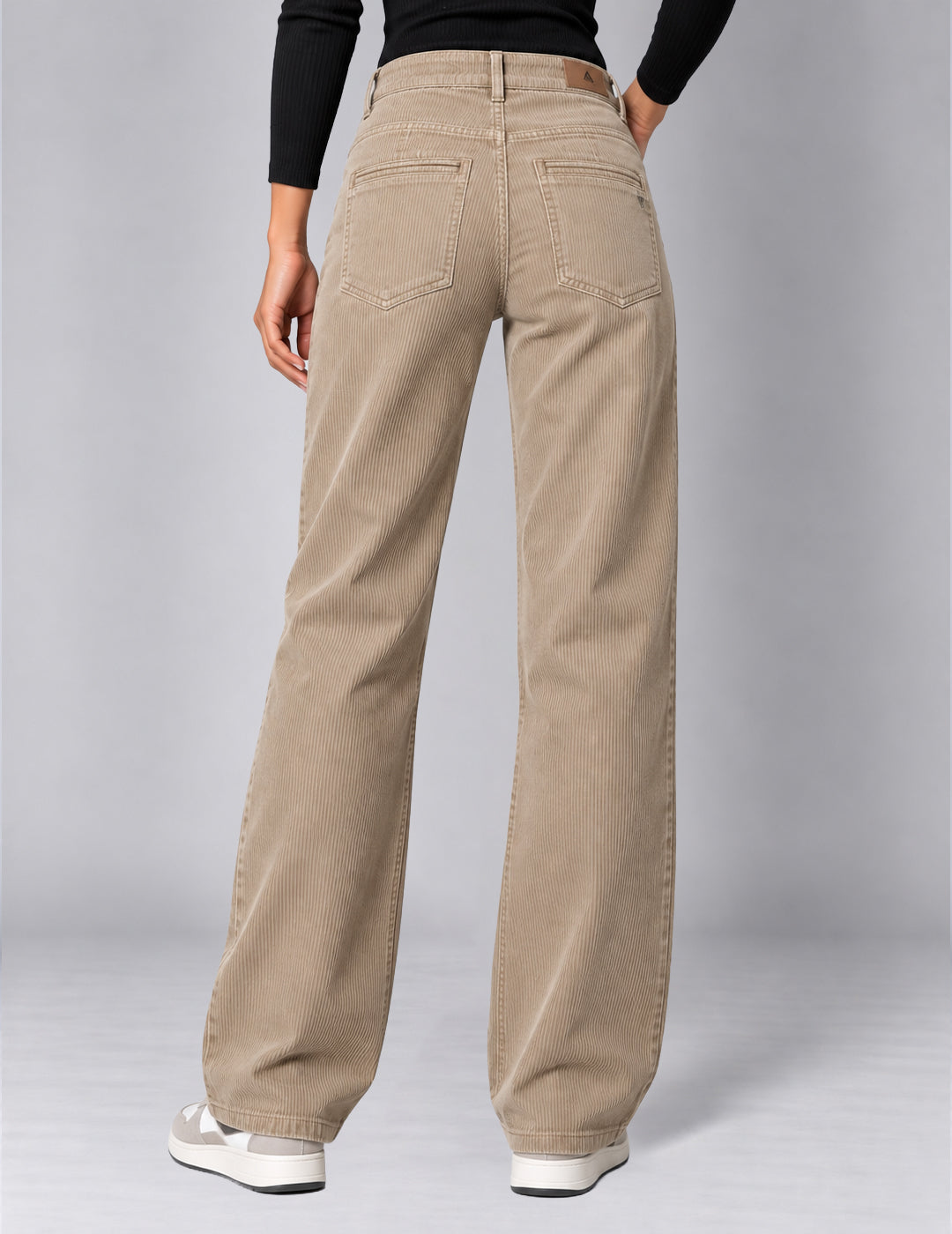 CORDUROY CHINO TROUSERS woman sand fw26w07pu cc-a0110 PANTALONE UNITO WOMAN
