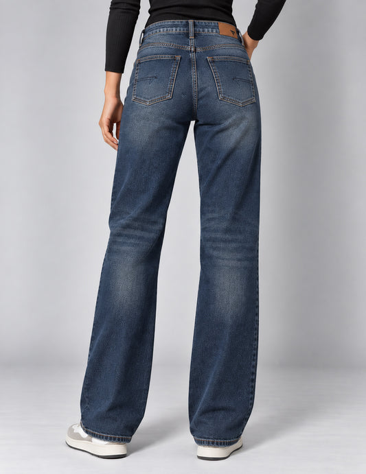 PANTALONE DENIM WOMAN - back - 002