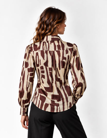 CAMICIA M/L STAMPATA WOMAN