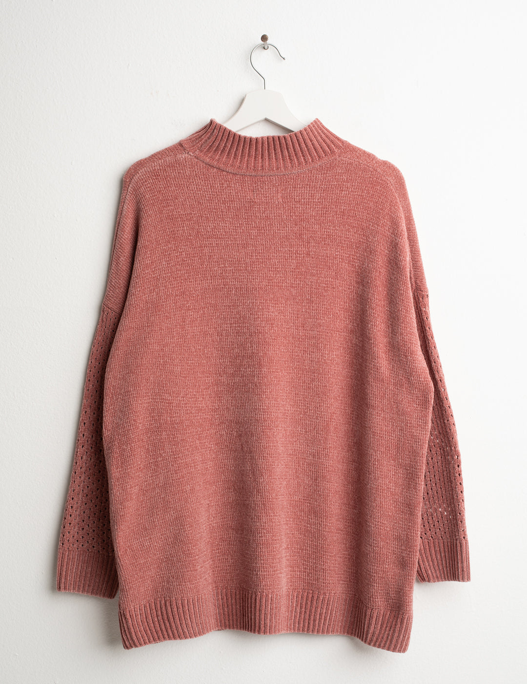 MAGLIA LUPETTO IN CINIGLIA donna pink fw26w20md cc-a0406 MAGLIA M/L DOLCEVITA UNITO