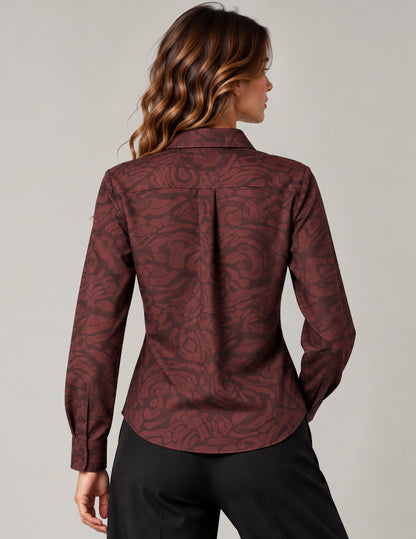 CAMICIA M/L STAMPATA WOMAN