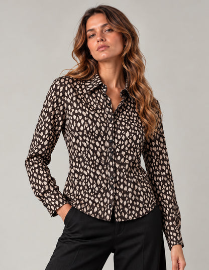 CAMICIA M/L STAMPATA WOMAN