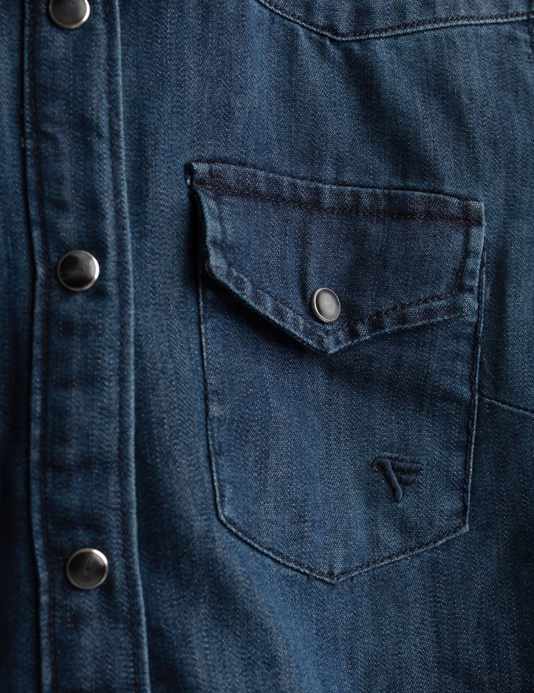 CAMICIA WESTERN IN DENIM CON STRASS donna middle blue fw26w50cd cc-a1101 CAMICIA DENIM M/L WOMAN