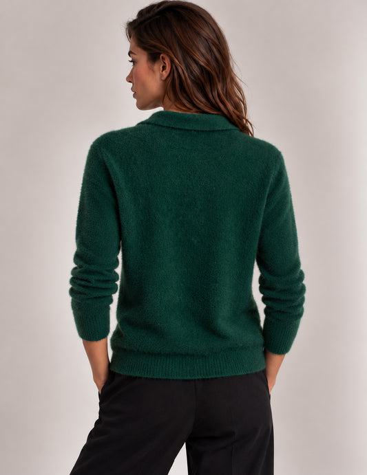 MAGLIA POLO CON CASTONI RICAMATI - back - 002