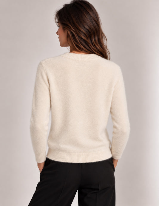 MAGLIA GIROCOLLO CON CASTONI RICAMATI - back - 002